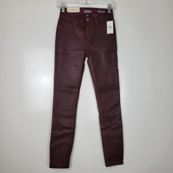 NWT DL1961 Ultra-Soft Florence Mid-Rise Skinny Ankle Jean in Sequoia Size 27 - Picture 5 of 15